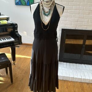 RALPH LAUREN CROCHET SUMMER DRESS M | luxury Summer Dress M | Resort Wear